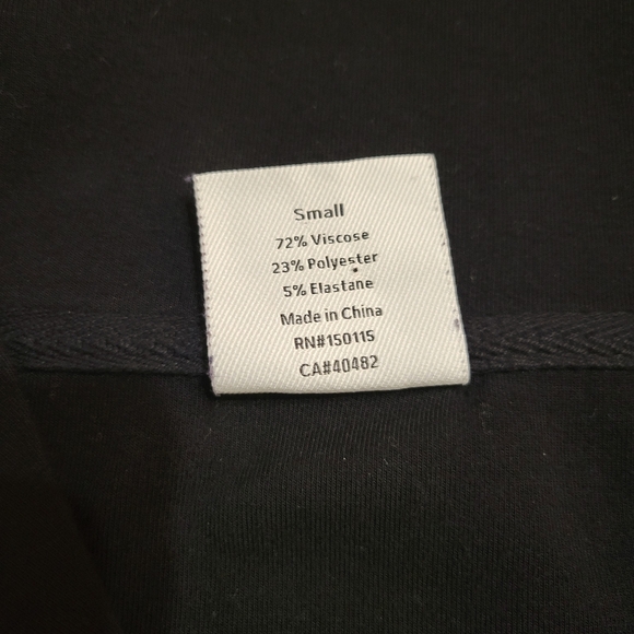 Varley Magnolia Black High-Neck Zip Tank Top - Picture 5 of 6